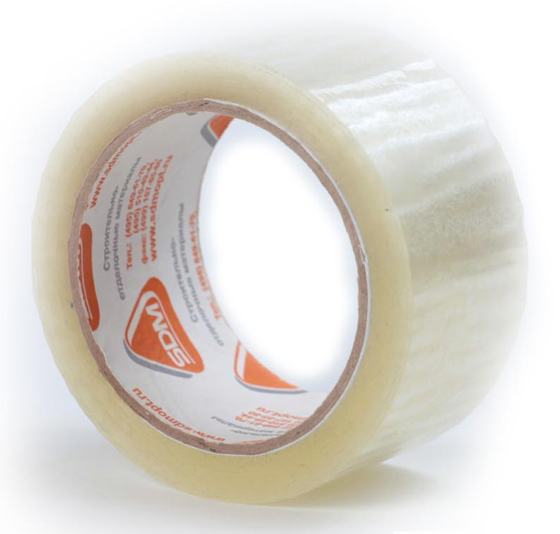 Скотч упаковочный 50*150м 45 мк прозрачный SDM