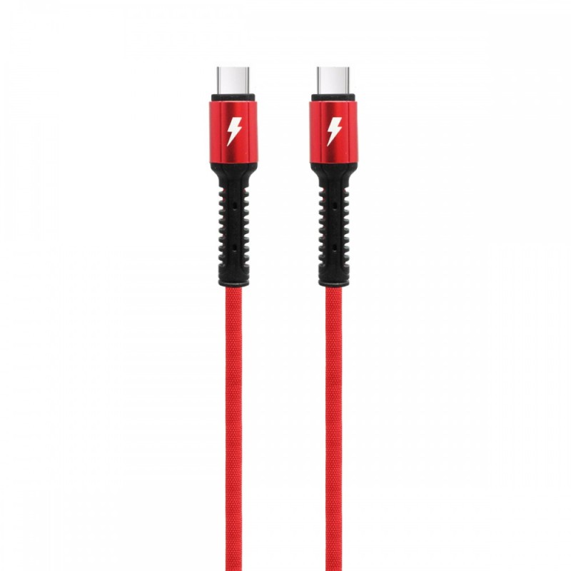 Кабель LDNIO LC91 USB кабель PD: Type-C--Type-C, 1m, 3A, медь: 112 жил, Нейлоновая оплетка