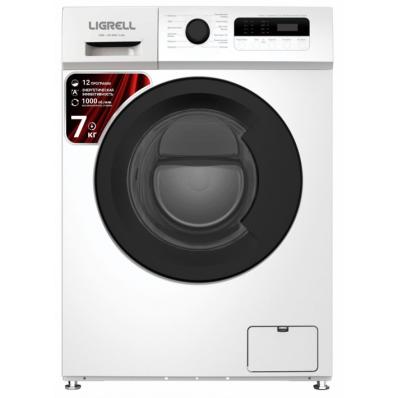 Стиральная машина LIGRELL LWM-7013BW белый, 7кг. 1000об/мин, 12 программ, A+++, 59.5x48x85см