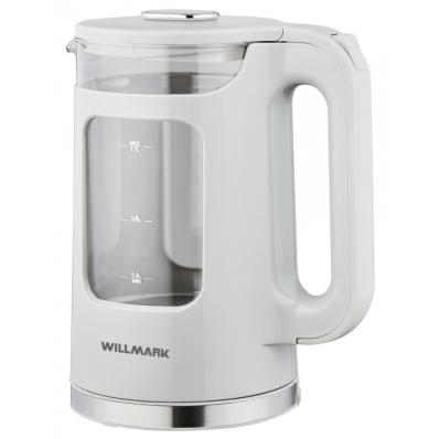 Чайник WILLMARK WEK-1725W белый, 1,7л, 2200Вт