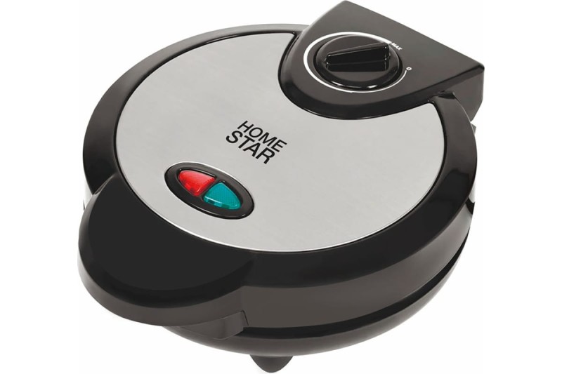 Вафельница HomeStar HS-2028 черная (классическая вафля)