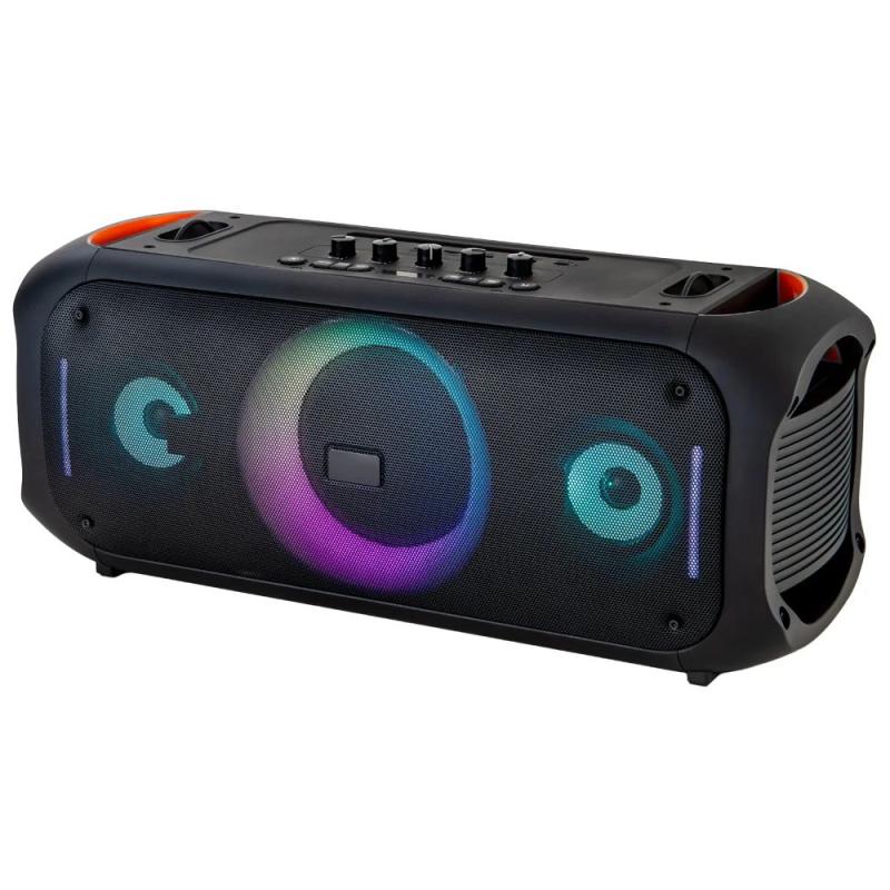 Колонка-Bluetooth Perfeo ПАС ”TERZA” 70W EQ, USB-microSD, AUX, FM, LED, TWS черная+ПДУ+бп микр