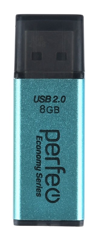 USB 2.0 накопитель Perfeo 8GB E03 Green economy series