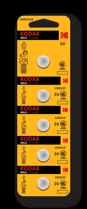Батарейка KODAK CR2032/5BL MAX Lithium 