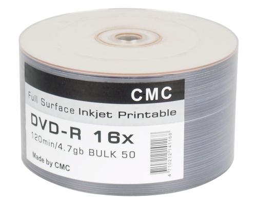 Диски СМС DVD-R 4.7 GB 16x FuIl Ink. Print BULK/50 