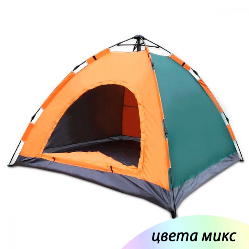 Палатка 3-х местная 200*150 см автоматическая микс Baizheng BZ-P422