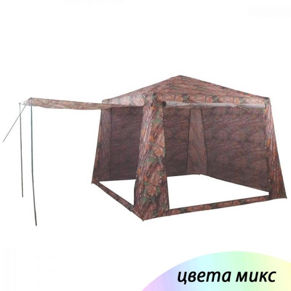 Палатка шатер 8-ми местная 320*320*235 см микс Baizheng BZ-3043