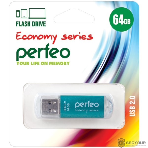 Perfeo USB 64GB E03 Green economy series