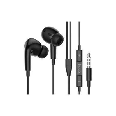 Гарнитура HOCO M1 Pro Кнопка управления, Регулятор громкости, 1.2м, 3.5 mm jack, Black