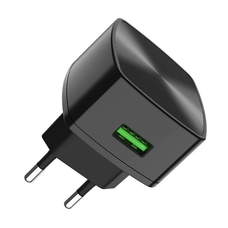 З/У HOCO C70A Сетевое QC 3.0, 1 USB, Выход: 18W, Black