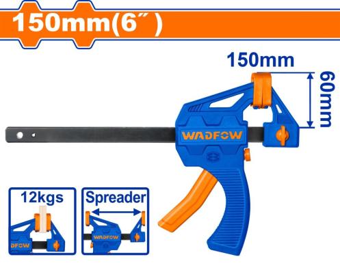 Струбцина быстрозажимная 150х60 мм WADFOW WCP4306