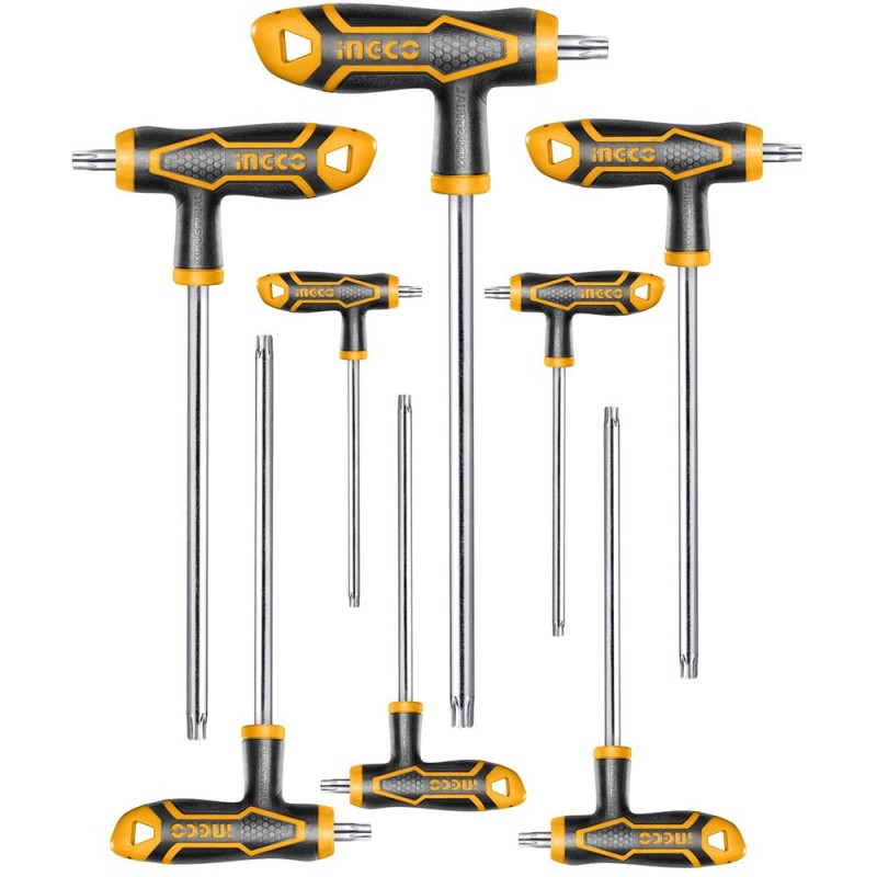 Набор ключей Т-образных TORX INGCO HHKT80838 INDUSTRIAL
