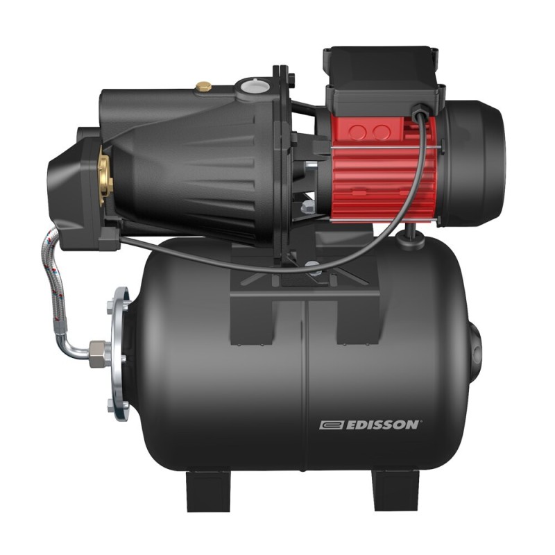 Насосная станция EDISSON San 24L aluminum /6бар, 750Вт, 31л/мин, глуб.всас 8м, подьем до 36м, 1