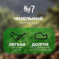 Цепь пильная Grower PRO GRSC83-72P (0,325