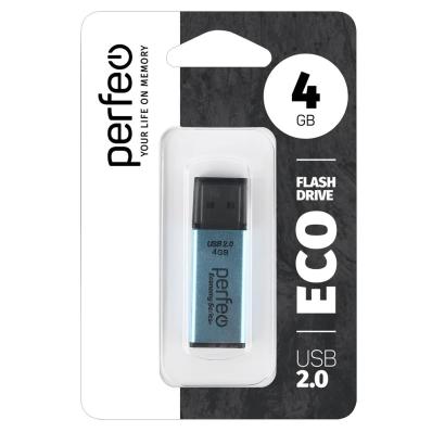 USB 2.0 накопитель Perfeo USB 4GB E03 Blue economy series