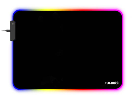 Коврик для мыши FUMIKO MP05 RGB-подсветка 350x250х3 мм