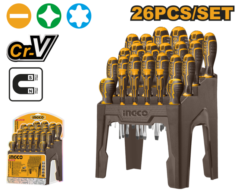 Набор отверток INGCO HKSD2628 INDUSTRIAL 26 шт.