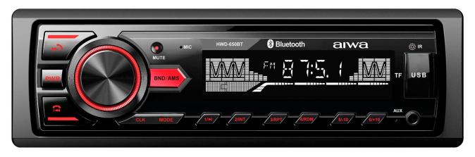 Автопроигрыватель MP3/WMA AIWA HWD-650BT 4х50Вт, ЦАП 16 Bit, 32 полос эквалайзер