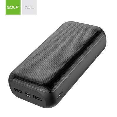 Аккумулятор GOLF G55-C/ Powerbank 30000 mah+Micro usb, Type-C/Out Type-C 2.1A, USB 1 А, 2.1A/Black