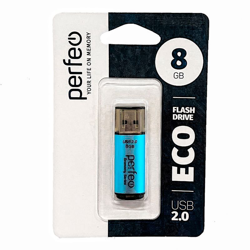 USB 2.0 накопитель Perfeo USB 32GB E04 Blue economy series