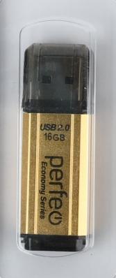 USB 2.0 накопитель Perfeo USB 32GB E04 Gold economy series