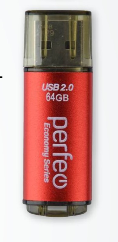 USB 2.0 накопитель Perfeo USB 32GB E04 Red economy series