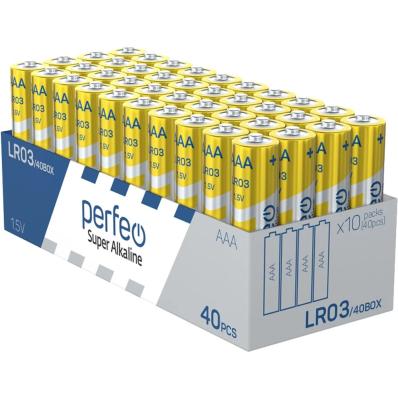 Батарейка Perfeo LR03/40BOX Super Alkaline