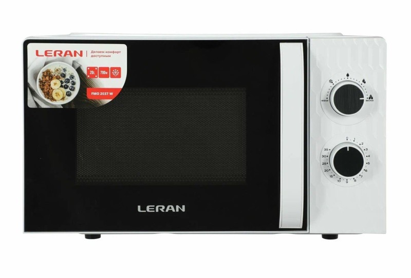 Микроволновая печь LERAN FMO 2037 W белый, 20л, 700Вт