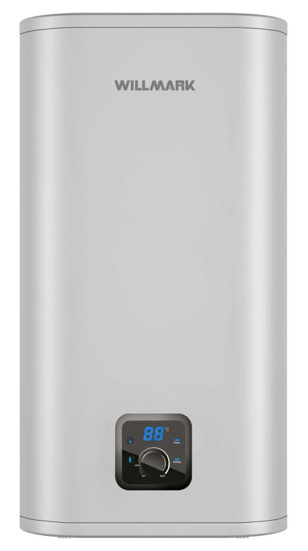 Водонагреватель WILLMARK WWH-50SFS U PRO серебристый, 50л, 2кВт, tMax 75°С, бак нерж. сталь