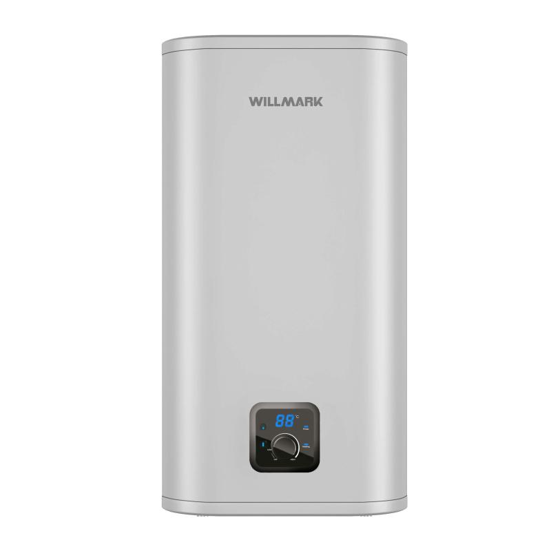 Водонагреватель WILLMARK WWH-100SFS U PRO серебристый, 100л, 2кВт, tMax 75°С, бак нерж. сталь