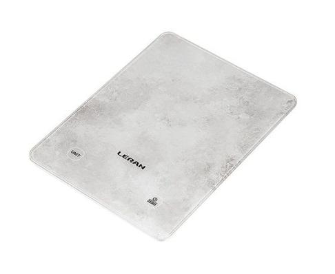 Весы кухонные LERAN EKS MARBLE LINE 13 GREY серый, до 10кг