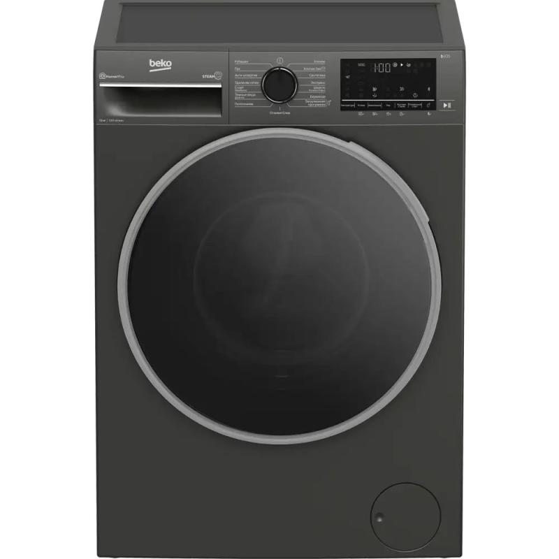 Стиральная машина BEKO B3WFR57H2A Антрацит, 7.5кг, 1200об/мин, 2.2кВт, 60x49.6x84.5см