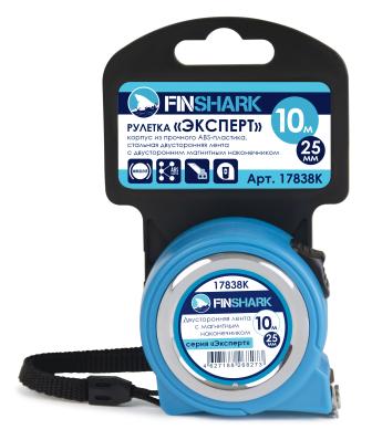 Рулетка 10м*25мм Эксперт FINSHARK