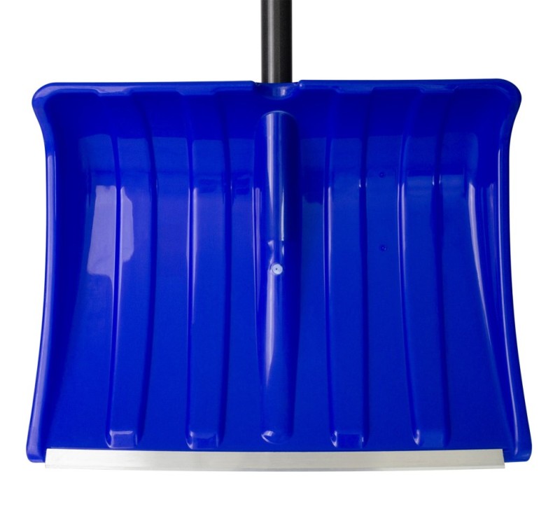 Лопата ПЕРВИЧКА 500х375 ПРАЙМ с ал.планкой, D32, цветной ал.черенок+V-ручка