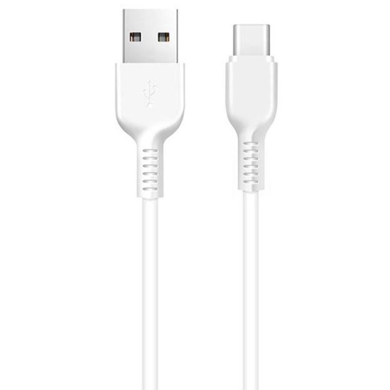 Кабель HOCO X20 USB Type-C, 1m, 2A, White