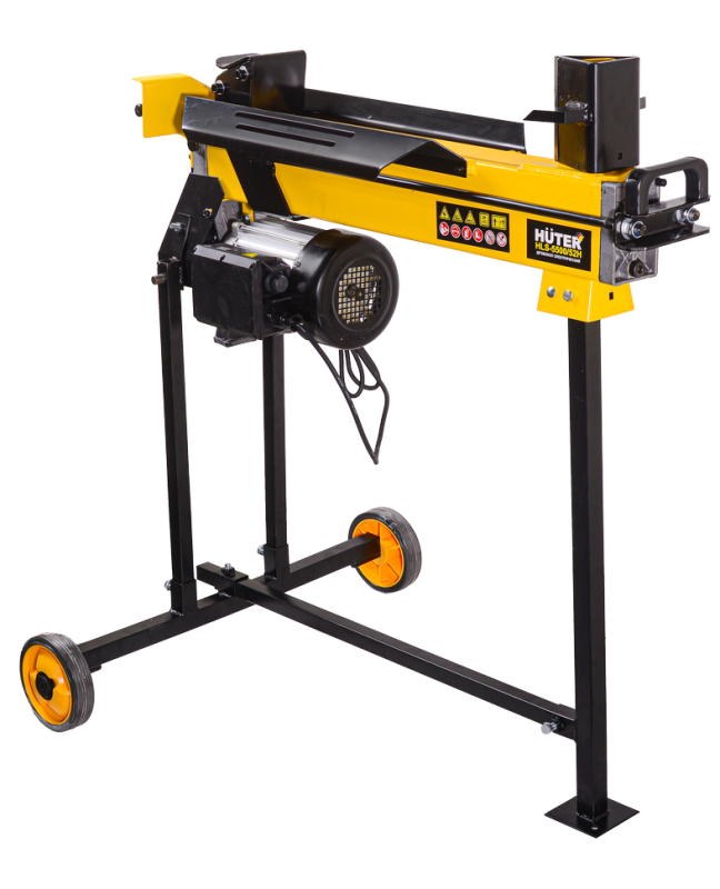 Дровокол электрический Huter HLS-5500/52H /5.5т, 3300Вт, ⌀30см, длина 52см, высокая рама