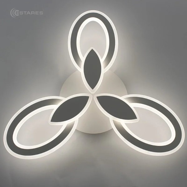 Управляемая светодиодная люстра AURORA DOUBLE 60W 3F-APP-575x80-WHITE/WHITE-220-IP20 УУО00004158