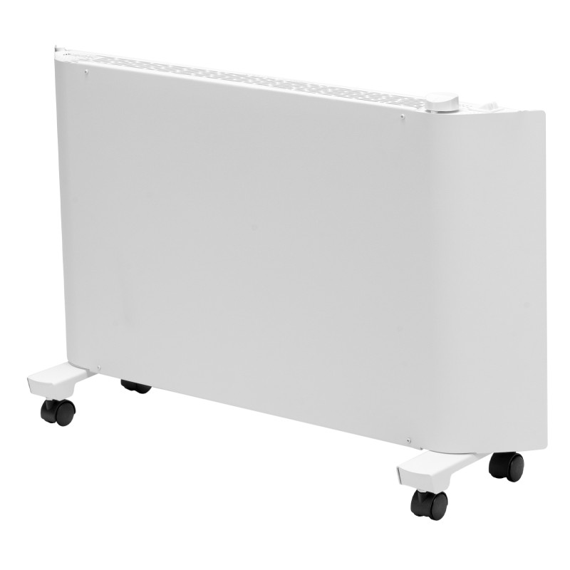 Конвектор Denzel XCE-2000, 230 В, 2000 Вт, 25м², белый, сушилка, колеса, Х-элемент
