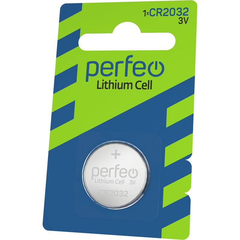Батарейка Perfeo CR2032 1BL Lithium Cell