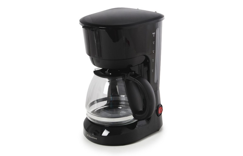Кофеварка Binatone DCM-0722 черный, 600Вт, 0.75л