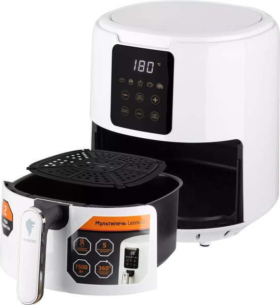 Мультипечь Leonord LE-1736 4л, 1500Вт, 5 программ, чаша антипригарная, сенсор, арт. 106712