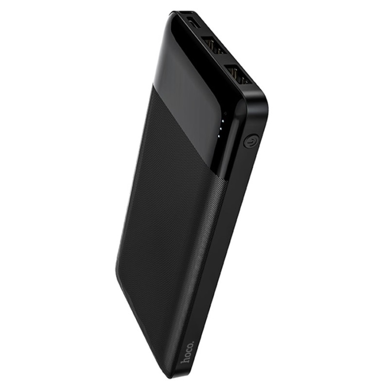 Аккумулятор HOCO J72 Easy Powerbank 10000 mah ,In Micro usb,Type-C 2A ,Out USB 1-2 2A, Black