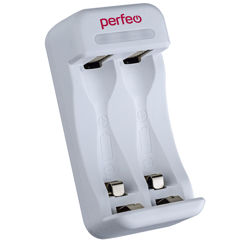 Зарядное устройство Perfeo PF-UN-210 Ni-MH/CD, 5V, 2 слота, AA/AAA (PF_B4028)