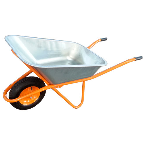 Тачка строительная OLYMP MACHINERY TS100/1, 1-кол.V-100л, 200кг/колесо 4.00-8