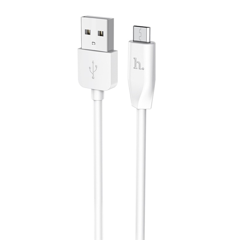 Кабель USB HOCO X1 Rapid USB - MicroUSB, 2.1А, 1 м, белый