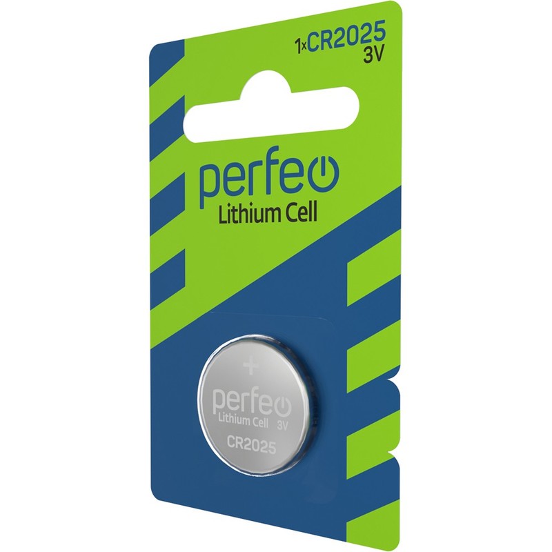 Батарейка Perfeo CR2025 1BL Lithium Cell