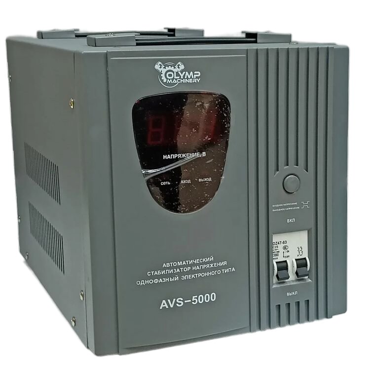 Стабилизатор OLYMP MACHINERY AVS-5000 (5кВт, вх. напр. 140-260В, напольный)