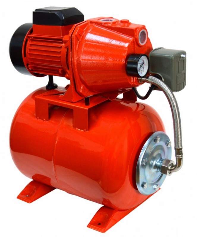 Насосная станция BRAIT NS-1300/24C (чугун,1300Вт,всас.8м, бак24л,подача воды 57л/мин)