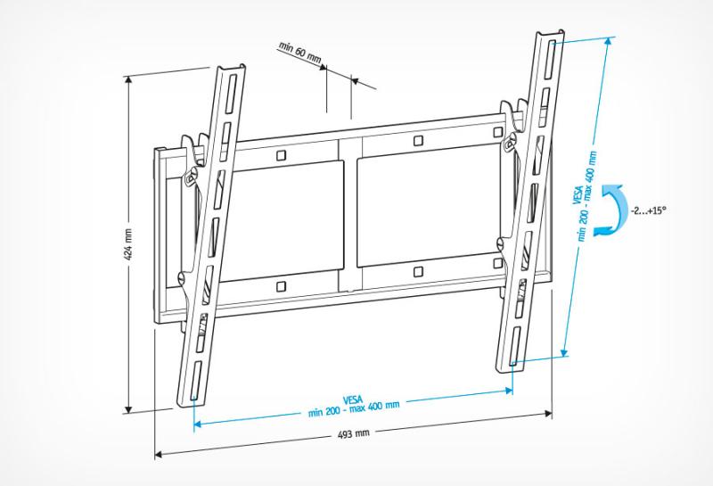 Кронштейн HOLDER LCD-T4609-B 32