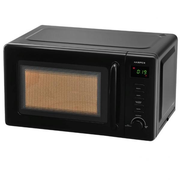 Микроволновая печь Harper HMW-20ST02 черный, 20л, 700Вт
